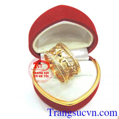 Nhẫn nam tuổi ngọ vàng
