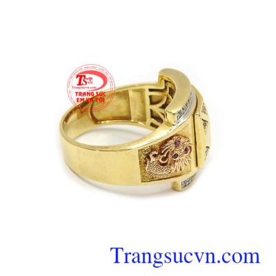 Nhẫn nam vàng tây bền đẹp, chất lượng, giao hàng nhanh trên toàn quốc