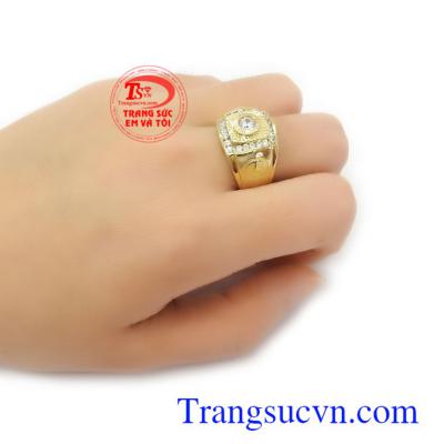 Nhẫn nam vàng 10k bền đẹp, chất lượng, giao hàng nhanh trên toàn quốc.