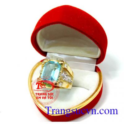 Nhẫn nam gắn đá sang trọng, tinh tế