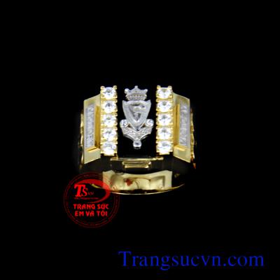 Nhẫn nam vàng tây