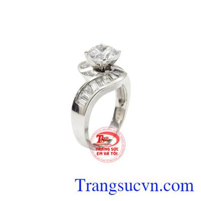 Nhẫn nữ Korea 10k đẳng cấp được nhập khẩu từ Hàn Quốc với kiểu dáng sang trọng, thời trang