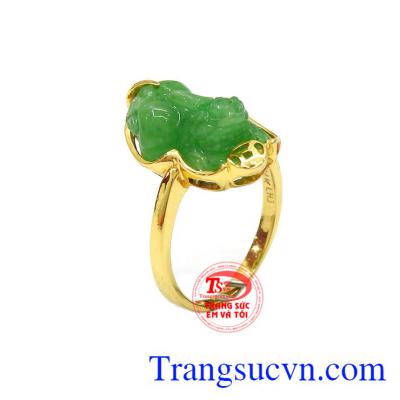 Nhẫn nữ tỳ hưu 14k