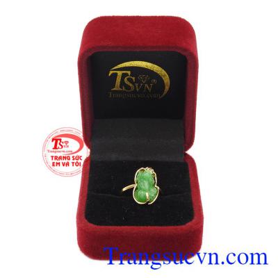 Nhẫn nữ tỳ hưu 14k