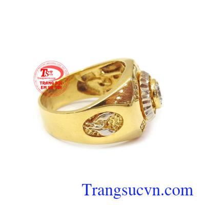 Nhẫn vàng đẳng cấp phái mạnh, nhẫn nam hợp thời trang, thiết kế theo yêu cầu, nhẫn nam đẹp, giá chuẩn, uy tín