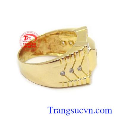 Nhẫn vàng giá rẻ vàng 10k bền đẹp, chất lượng, phù hợp phong cách thời trang