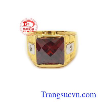 Nhẫn nam vàng, Đeo hợp thời trang, chất lượng vàng đảm đeo bền đẹp sáng bóng, tinh tế và sang trọng dành cho phái mạnh, nhẫn nam phù hợp đeo ngón giữa và ngón áp út