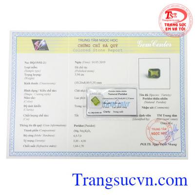Peridot thiên nhiên ép vỉ đẹp, chất lượng cao, bảo hành 6 tháng, giao hàng trên toàn quốc.