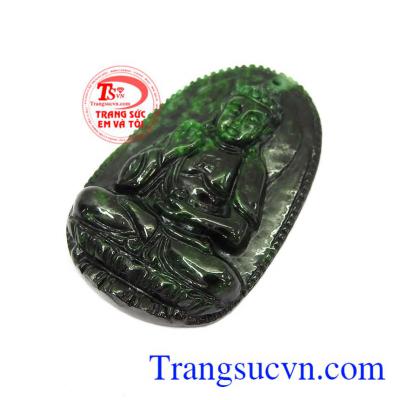 Phật bản mệnh tuổi Tuất và hợi ngọc cẩm thạch là sản phẩm được chế tác theo công nghệ điêu khắc hiện đại