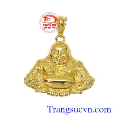 Phật Ông Địa dành đeo cùng dây chuyền vàng phật di lặc luôn lạc quan vui cười mang biểu tượng của sự vui tươi,đeo phật di lặc bằng vàng thiết kế và chê tác trên công nghệ máy 3D sắc nét và tinh tế đến từng mm