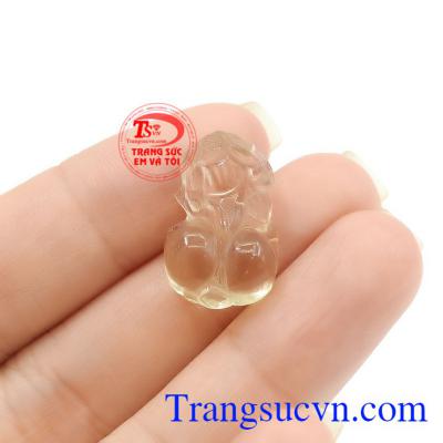 Tỳ hưu thạch anh vàng may mắn