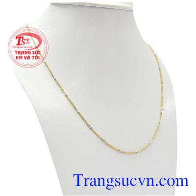 Dây chuyền nữ đeo sáng hợp thời trang và sản phẩm dây chuyền vàng cho phái đẹp chất lượng 