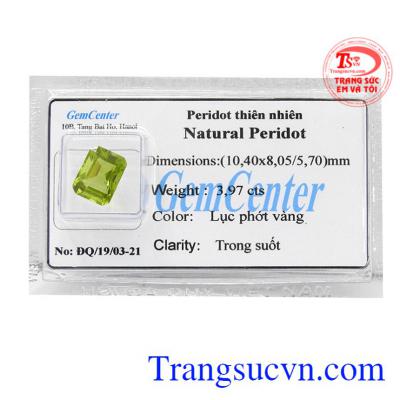 Viên Peridot ép vỉ đẹp