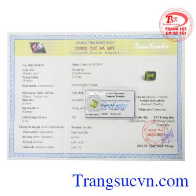 Viên Peridot ép vỉ may mắn uy tín, chất lượng, giao hàng trên toàn quốc.