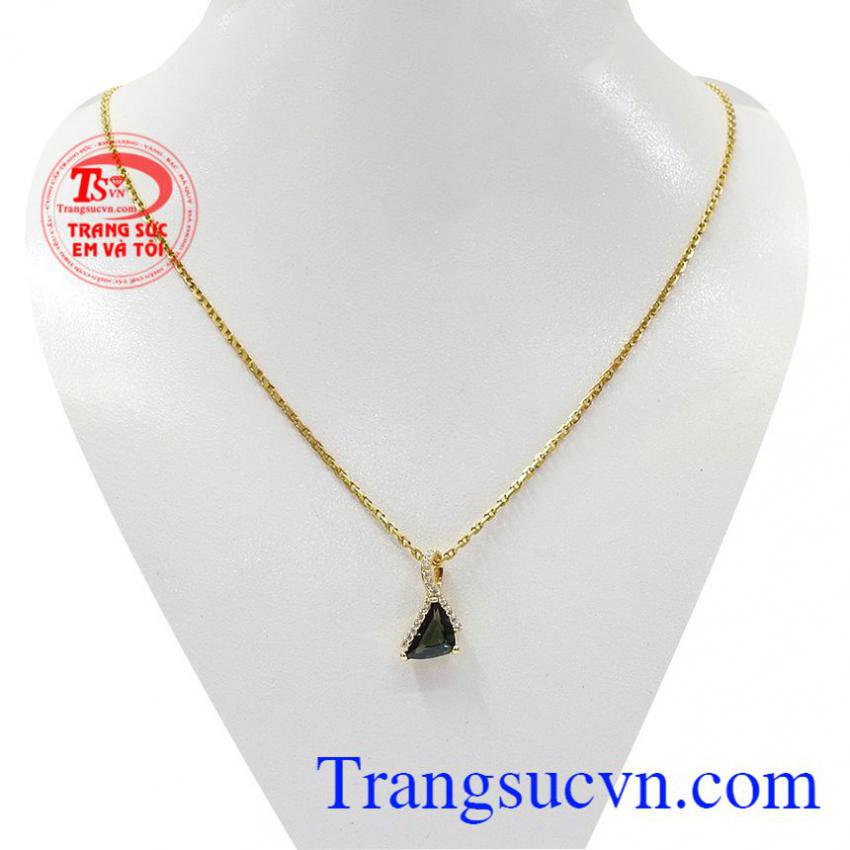 Bộ trang sức sapphir thiên nhiên sang trọng