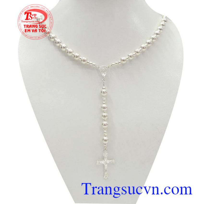 Chuỗi tràng hạt bạc đẹp