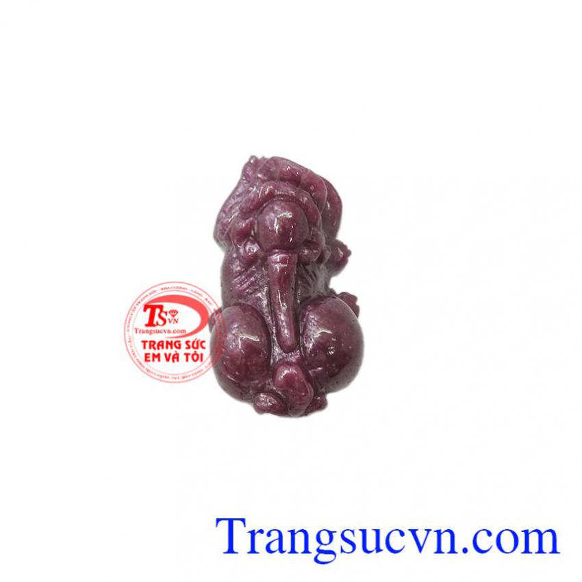 Mặt tỳ hưu ruby thiên nhiên