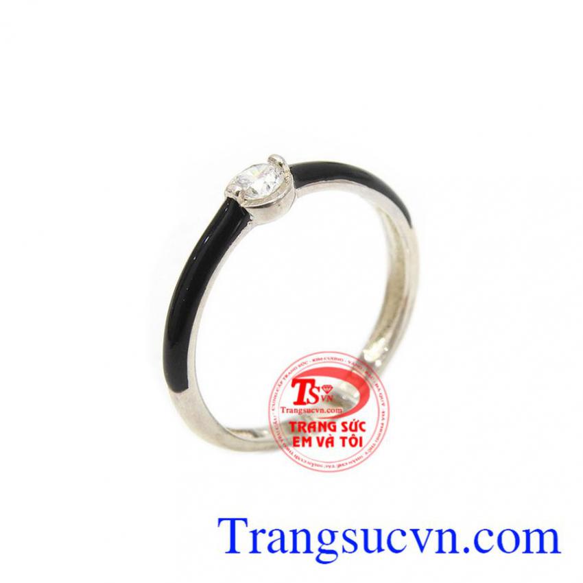 Nhẫn bạc nữ thanh lịch