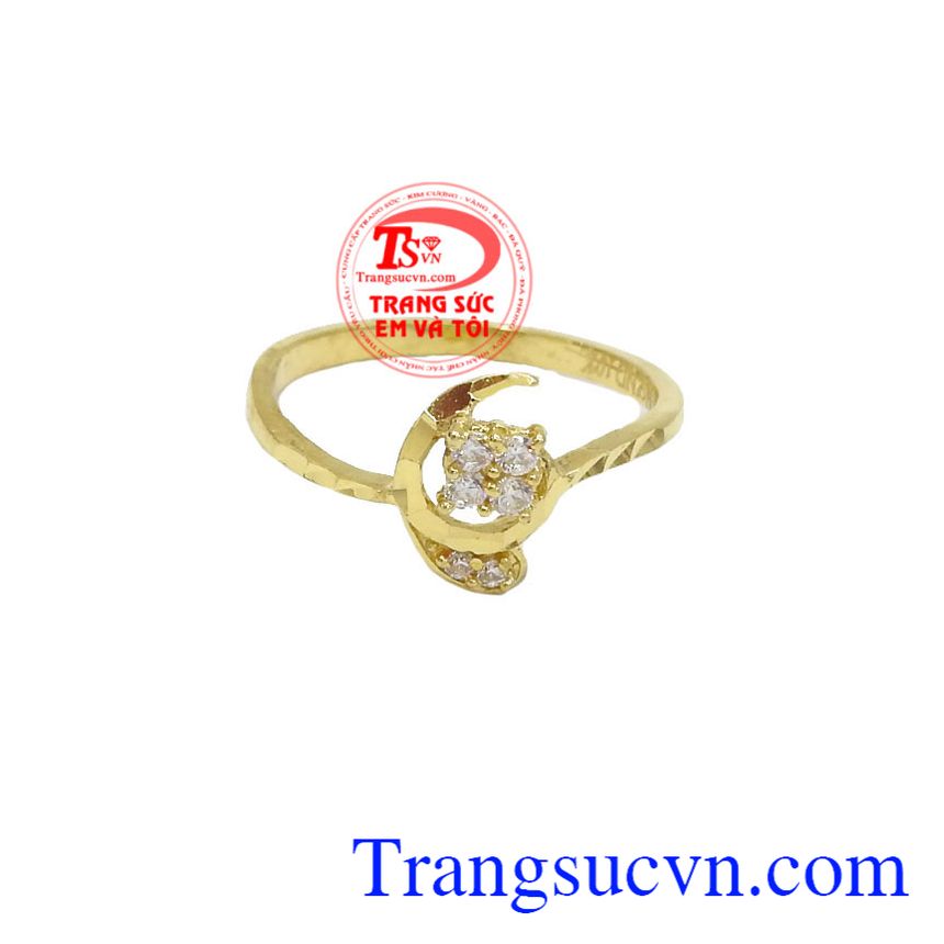 Nhẫn nữ vàng tây đẹp 10k, bảo hành 6 tháng, giao hàng nhanh trên toàn quốc