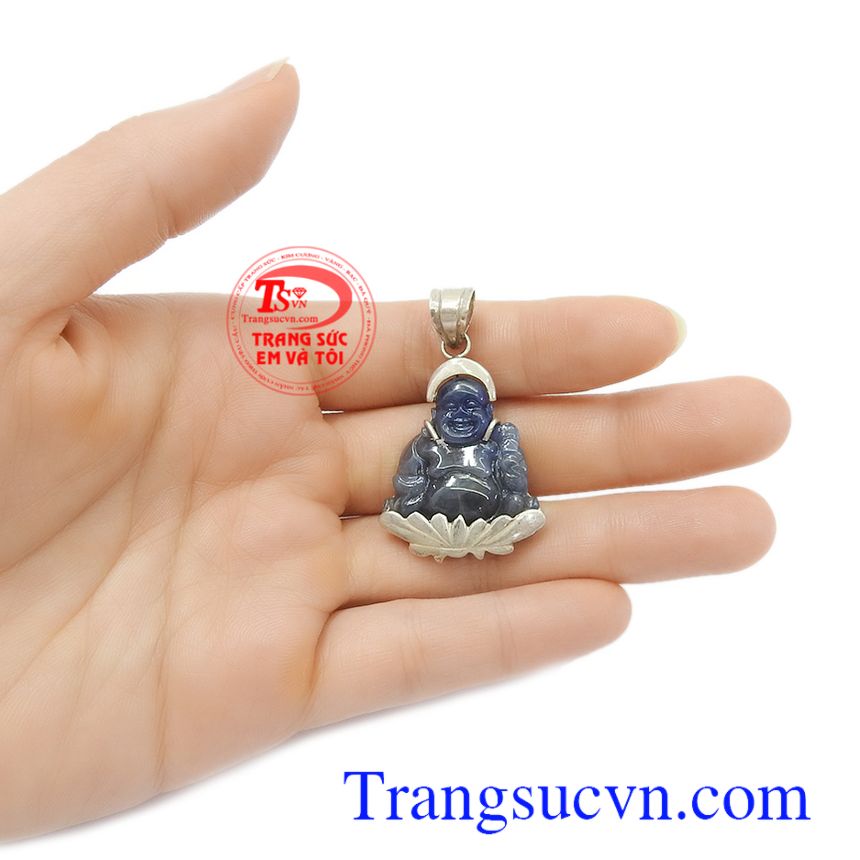 Phật sapphire bọc bạc bền đẹp, chất lượng, giao hàng nhanh trên toàn quốc.