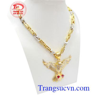 Bộ dây nam đại bàng dũng mãnh phù hợp phong cách thời trang phái mạnh, là món quà tặng ý nghĩa cho người yêu thương Bộ dây nam đại bàng dũng mãnh