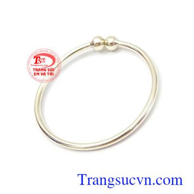 Lắc bạc trẻ em bền đẹp, chất lượng, kiểu dáng trơn phù hợp cho bé yêu
