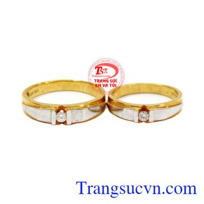 nhẫn cưới thời trang,Cặp nhẫn cưới kim cương khác
