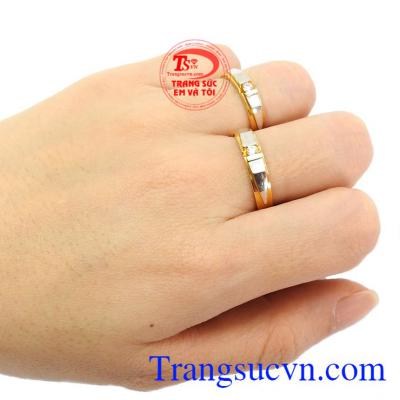 nhẫn cưới là kỷ vật linh thiêng của đôi vợ chồng,Cặp nhẫn cưới kim cương khác