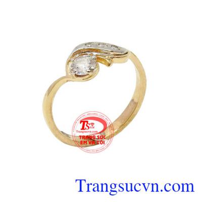 Chiếc Nhẫn Vàng Nữ Xinh là món quá mang đến sự ngọt ngào giành cho người mà bạn yêu mến