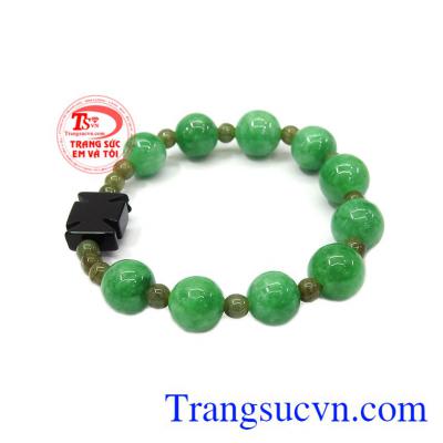 Chuỗi tay đem lại may mắn, an lành và thành công cho người sử dụng,Chuỗi mân côi bằng ngọc cẩm thạch thiên nhiên