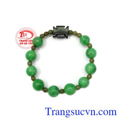 Chuỗi mân côi đẹp, nhỏ gọn giúp bạn luôn có thể nhớ đến các bài cầu kinh hằng ngày,Chuỗi mân côi bằng ngọc cẩm thạch thiên nhiên