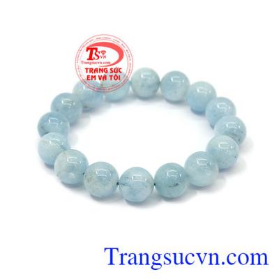 Chuỗi tay aquamarine may mắn