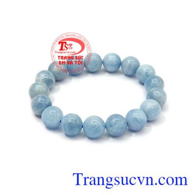 Chuỗi tay aquamarine tài lộc 12 ly