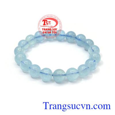 Chuỗi tay aquamarine thiên nhiên