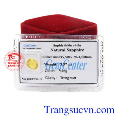 Đá ép vỉ Sapphire đẹp phù hợp làm quà tặng cho người thân, bạn bè.