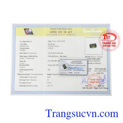 Đá Sapphire ép vỉ bình an, giáo hàng trên toàn quốc.