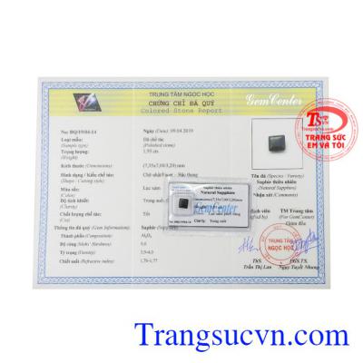 Đá Sapphire ép vỉ tài lộc, giao hàng trên toàn quốc.