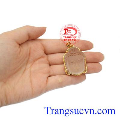 Đầu phật Adida vàng 14k.