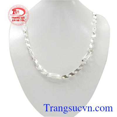 Dây chuyền nam mạnh mẽ bạc 925 chất liệu bền đẹp chất lượng,Dây chuyền nam mạnh mẽ bạc 925