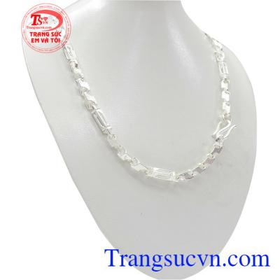 Sản phẩm thiết kế tinh xảo, chắc chắn tạo phong cách đẳng cấp cho phái mạnh,Dây chuyền nam mạnh mẽ bạc 925