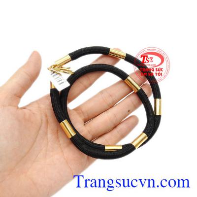  Dây dù mang đến sự thoải mái, bền đẹp lâu. Dây dù bọc vàng 18k đẹp