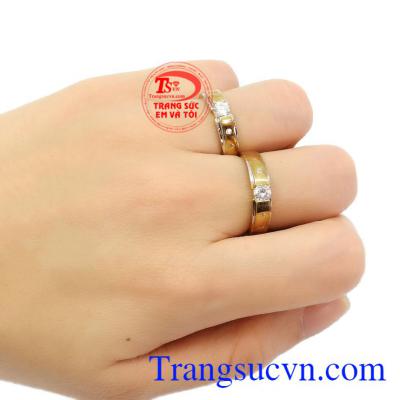 nhẫn cưới là kỷ vật linh thiêng của đôi vợ chồng,Đôi nhẫn cưới đẹp sang trọng