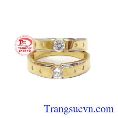 nhẫn cưới giá rẻ đẹp,Đôi nhẫn cưới đẹp sang trọng