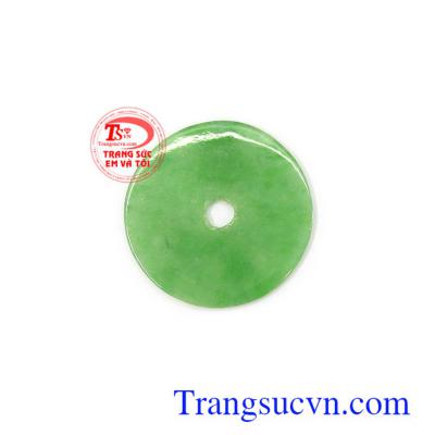 Đồng xu cẩm thạch bình an màu sắc đẹp, vân ngọc đẹp, phù hợp làm mặt dây chuyền đeo hợp thời trang và phong thủy