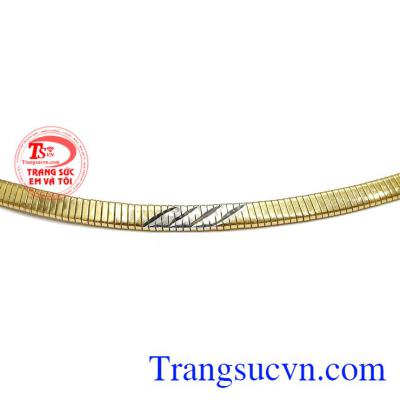 Chiếc kiềng vàng thời trang cho nữ, kiềng vàng cho cô dâu, món quà cưới đầy ý nghĩa. Kiềng vàng nữ đậm chất Việt