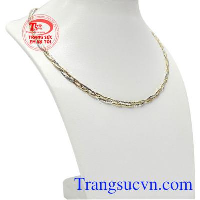 Kiềng thời trang sang trọng và quý phái. Kiềng vàng tây đẹp