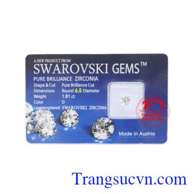 Kim cương nhân tạo 6.5 ly màu sắc đẹp, chất lượng, đảm bảo.