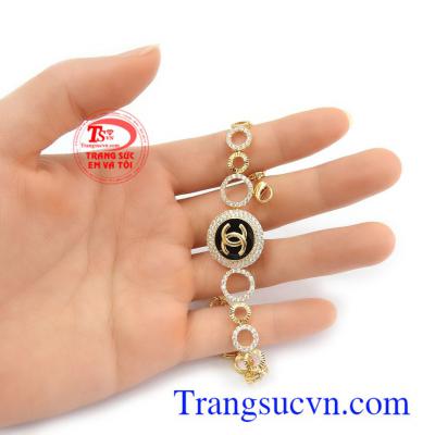 Lắc tay vàng tây 10k dịu dàng