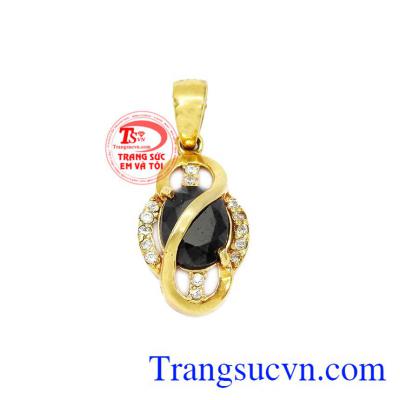 Mặt đá Sapphire vàng tây