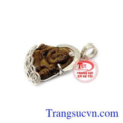 Mặt dây bạc di lặc thịnh vượng được coi như vật hộ mệnh mang lại may mắn cho người sử dụng